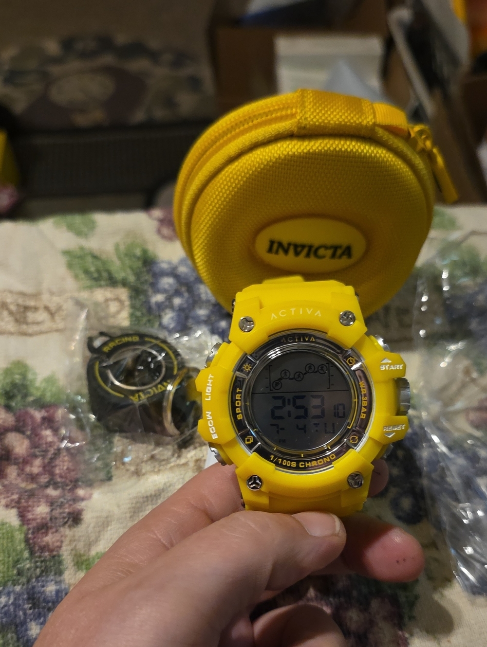 Invicta Activa Virtux Digital Watch Yellow & Black